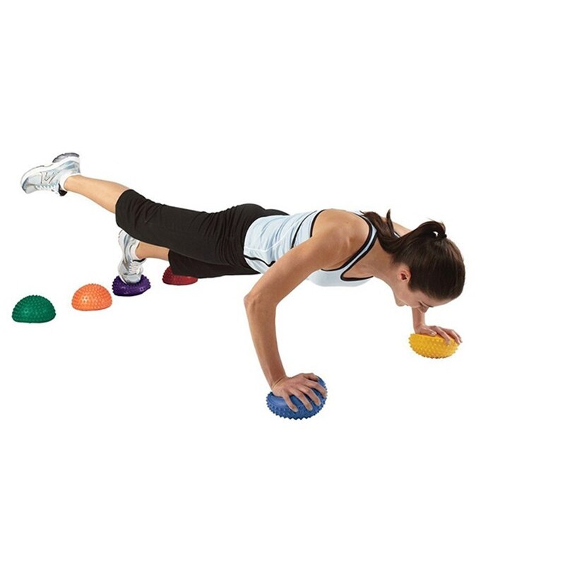 Inflatable Half Sphere Yoga Balls PVC e Exercises Trainer Balancing Ball for Gym Pilates Sport Fitness