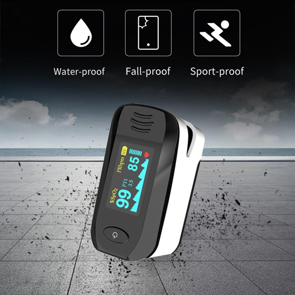 Pulsoksymetr Finger Oximeter Farbe Bildschirm Spo2 Finger Clip Herzfrequenz Monitor Pulse Finger Clip Pulsoximeter Napalcowy