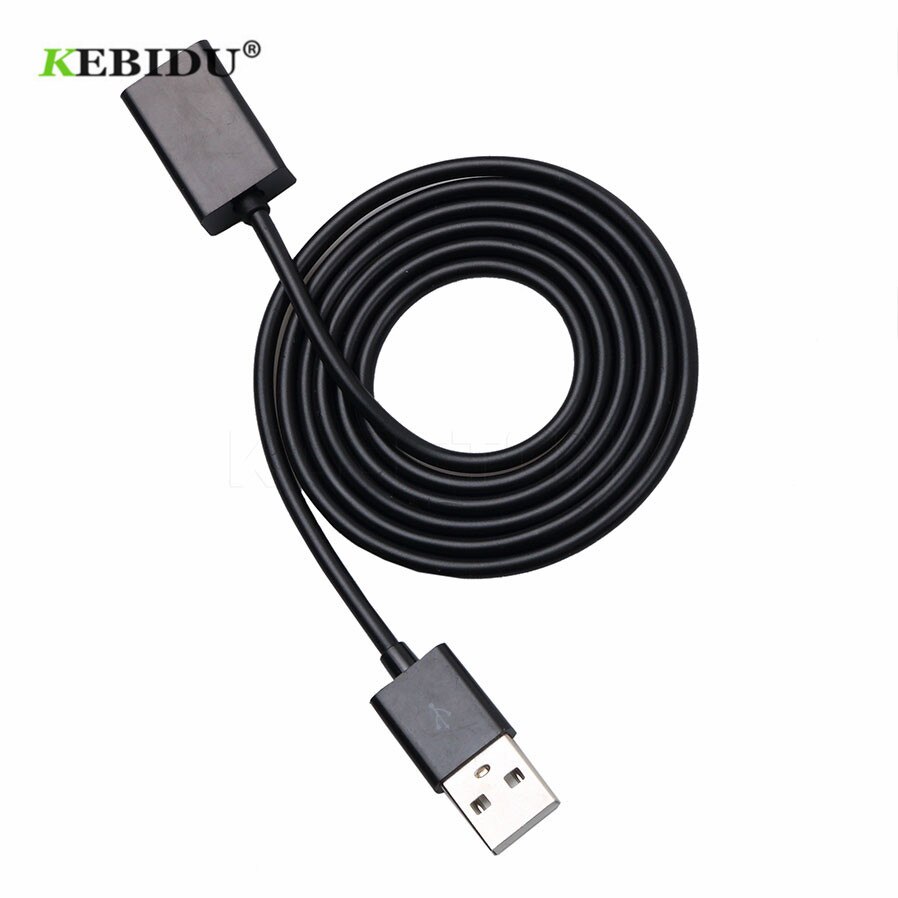 Kebidu pvc material usb 2.0 hane till hona förlänga förlängningsadapter kabel sladdförlängare för pc laptop vit fasion