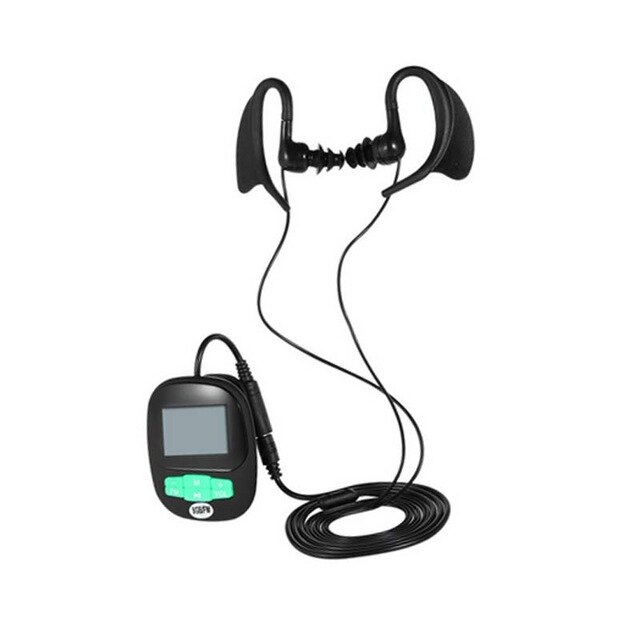 4G 8 GB IPX8 Duiken Zwemmen MP3 Waterdicht Speler Oortelefoon Onderwater Surf Sport Swim Mini Headset FM Radio Screen MP3: Green / 8GB