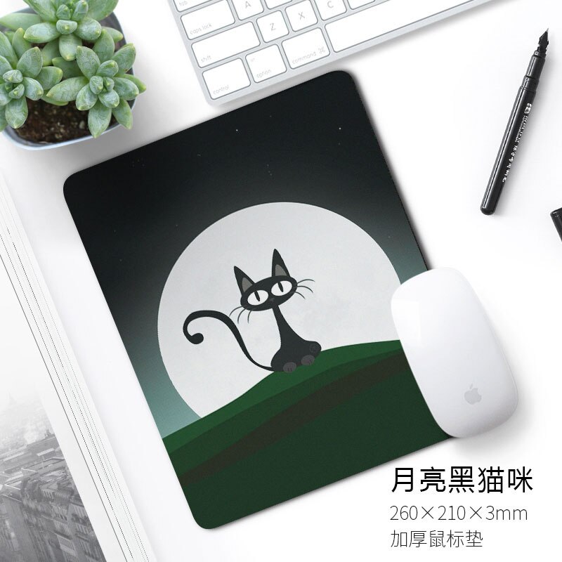 JONSNOW Cute Carton Animal Story Mouse Pad Mat Gamer Gaming Mousepad Keyboard Desk Playmat 26x21x0.3cm: B