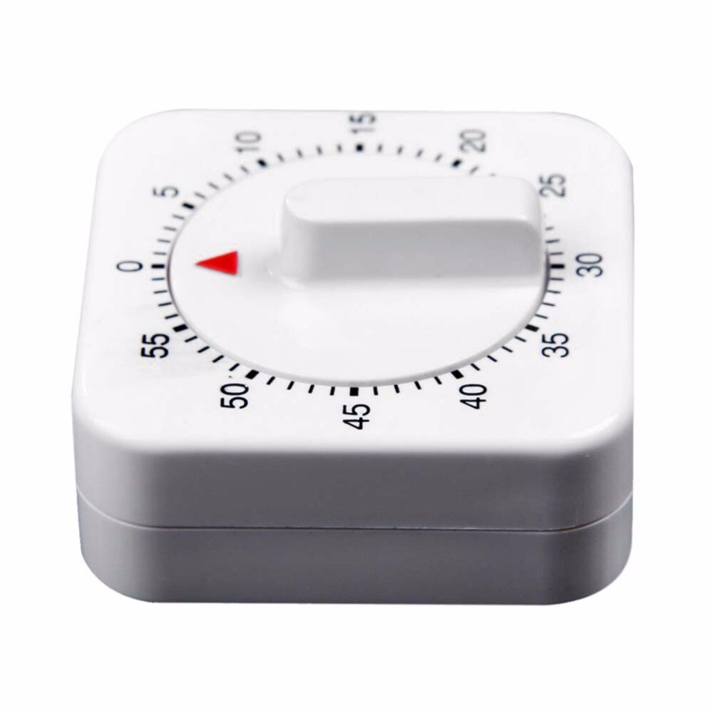 Dial 60-Minute Mechanical Timer Reminder Counting Count Down Alarm Clock for Kitchen