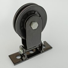 Fitness Rotating Silent Pulley Roof Wall Ground DIY Fixed Pulley Fitness Equipment Accessories Low Rowing Wheel Swing