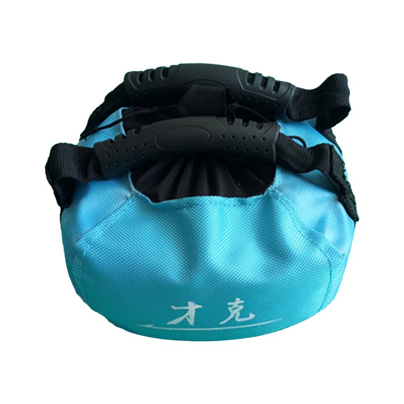 Justerbar kettlebell sandpose bærbar heavy duty træning sandpose vægtløftning håndvægt til hjemmet gym fitness kropsbygning: Blå