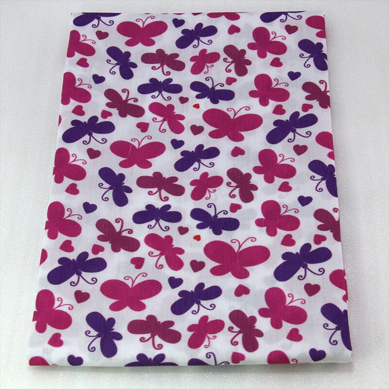 David tillbehör 50*145cm ugglor fågel djur polyester bomullstyg fortissue barn sängkläder hemtextil för sömnad ,c462: 1044610001