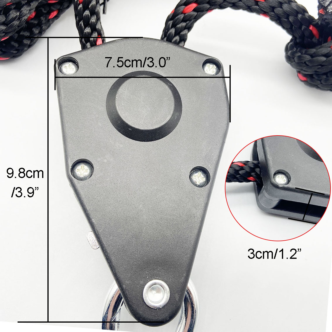 10mm 3/5/10m festetau kraftig tauhenger campingtelt tautrinse skraller kajakk kano båt baug akter