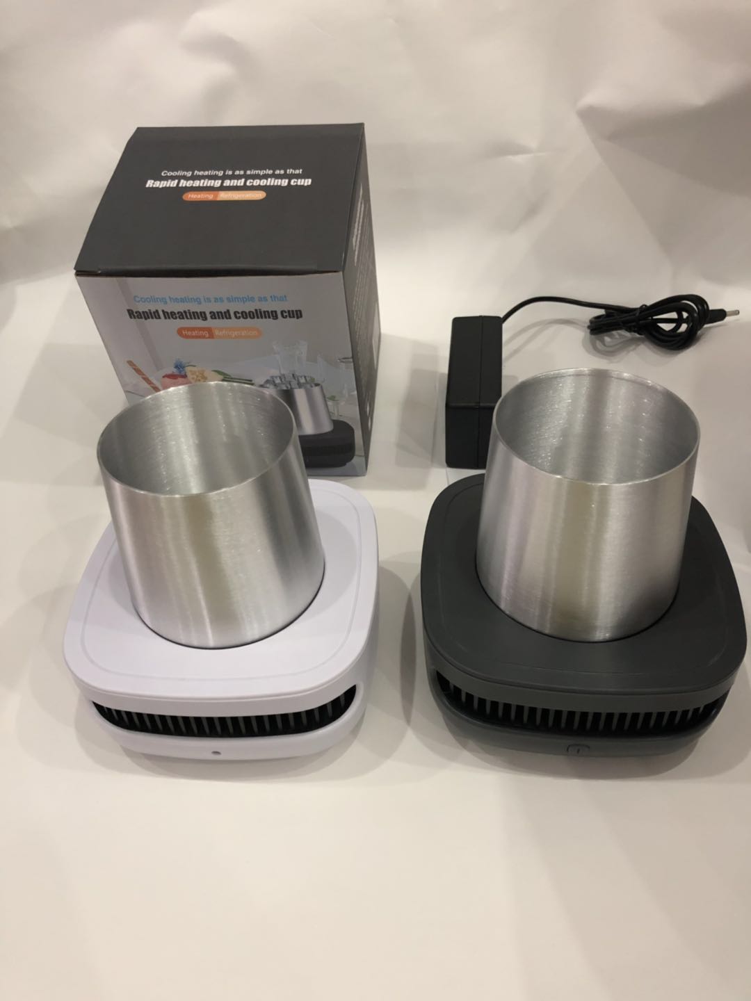 Duża pojemność szybkie chłodzenie Puchar łatwy w użyciu nadaje się robić większości butelek praktyczne zimny kubek dla Dom gabinet w gorącej na temat pogody: czarny