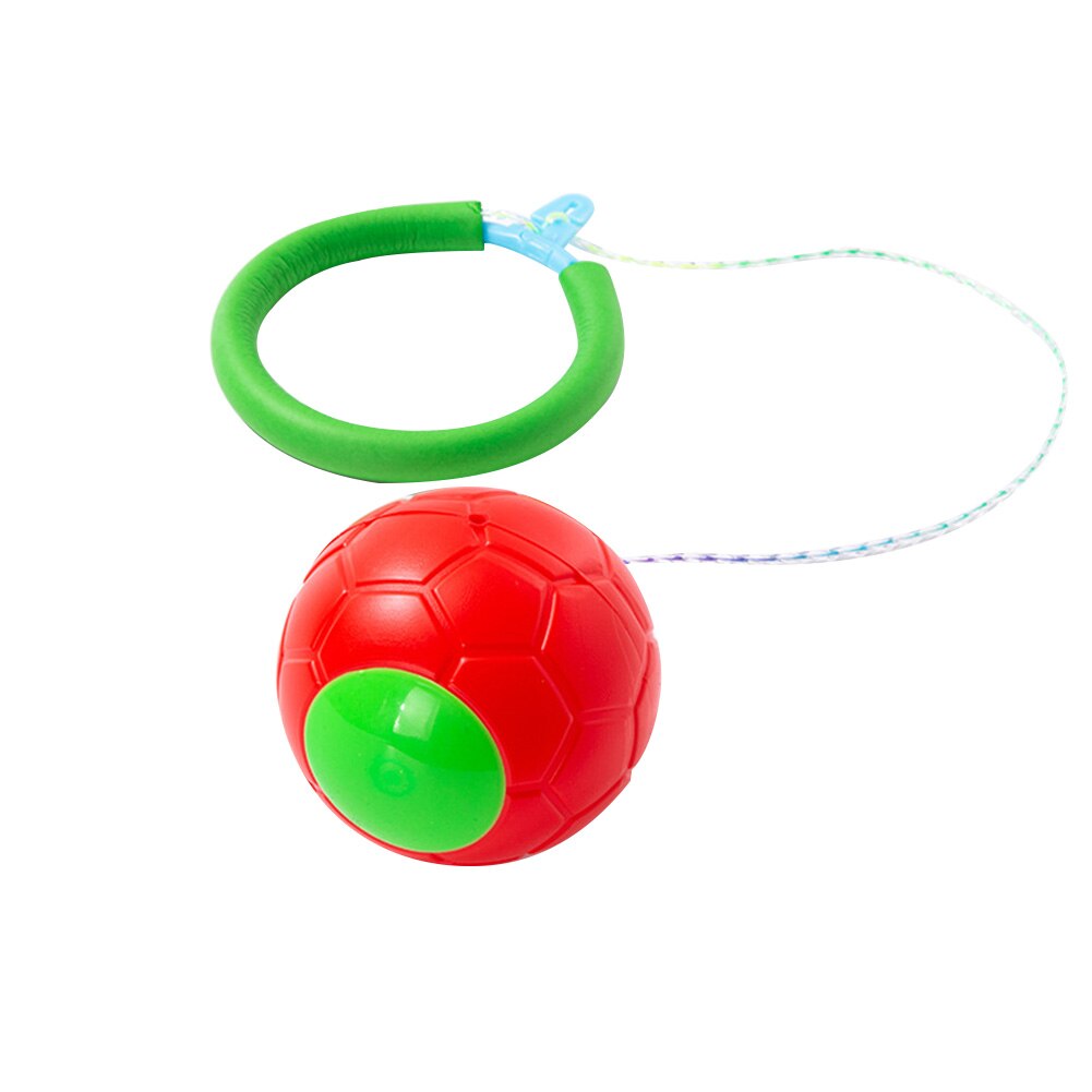 For Kids Balance Training Kindergarten Fitness Equipment Bouncing Classical Outdoor Sports Exercise Ring Skip Ball One Foot: Red