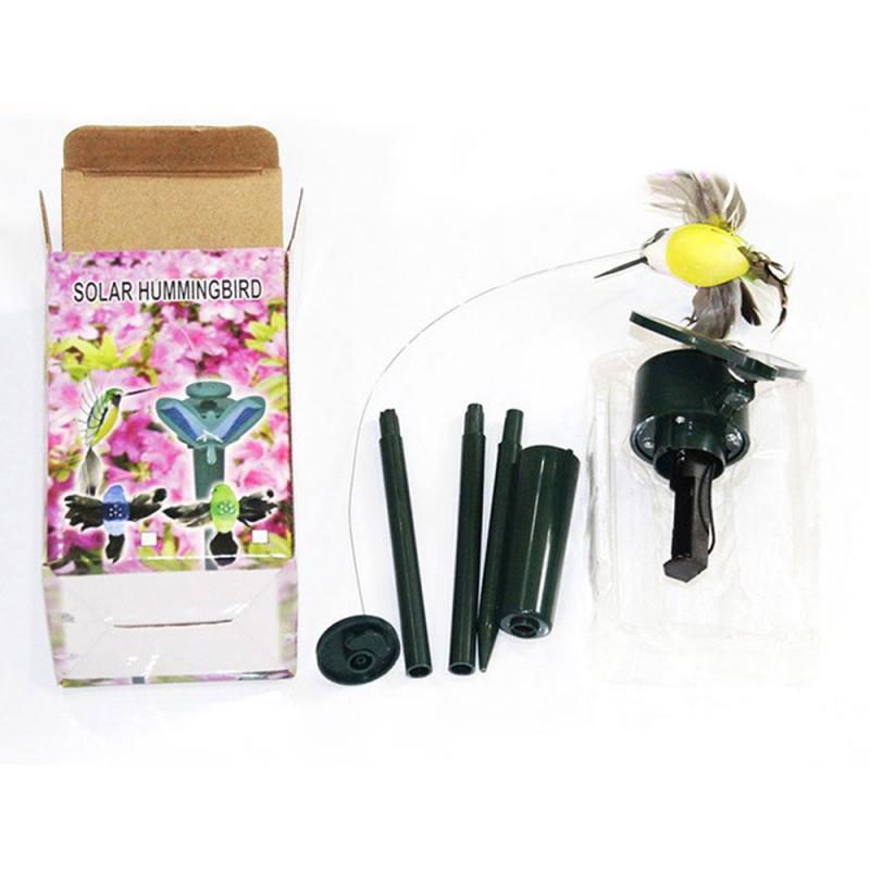 Solar Power Dancing Flying Fluttering Butterflies Hummingbird Novel Garden Yard Home Decoration Garden Yard Decoration Supplies