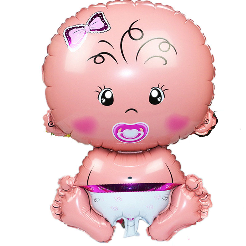 Dibujos Animados niñas Ángel Bebé globos de aluminio bebé niña 1th cumpleaños decoraciones niños Decoración: girl
