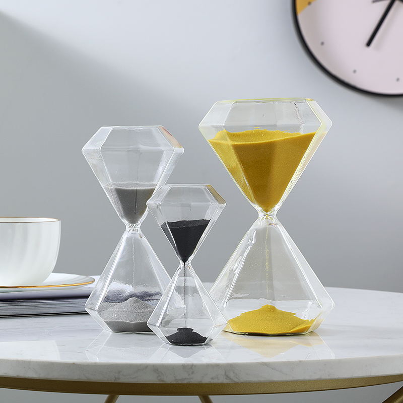5/30/60 minuter sand klocka nordisk stil timglas guld sand timer hus dekor ornament kontor studie skrivbord hantverk