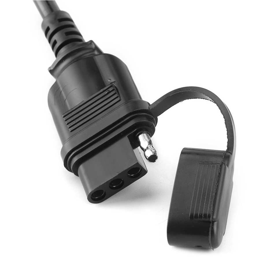 4-Pin Flat Extension Harness 3ft Cover Flexible Coiled