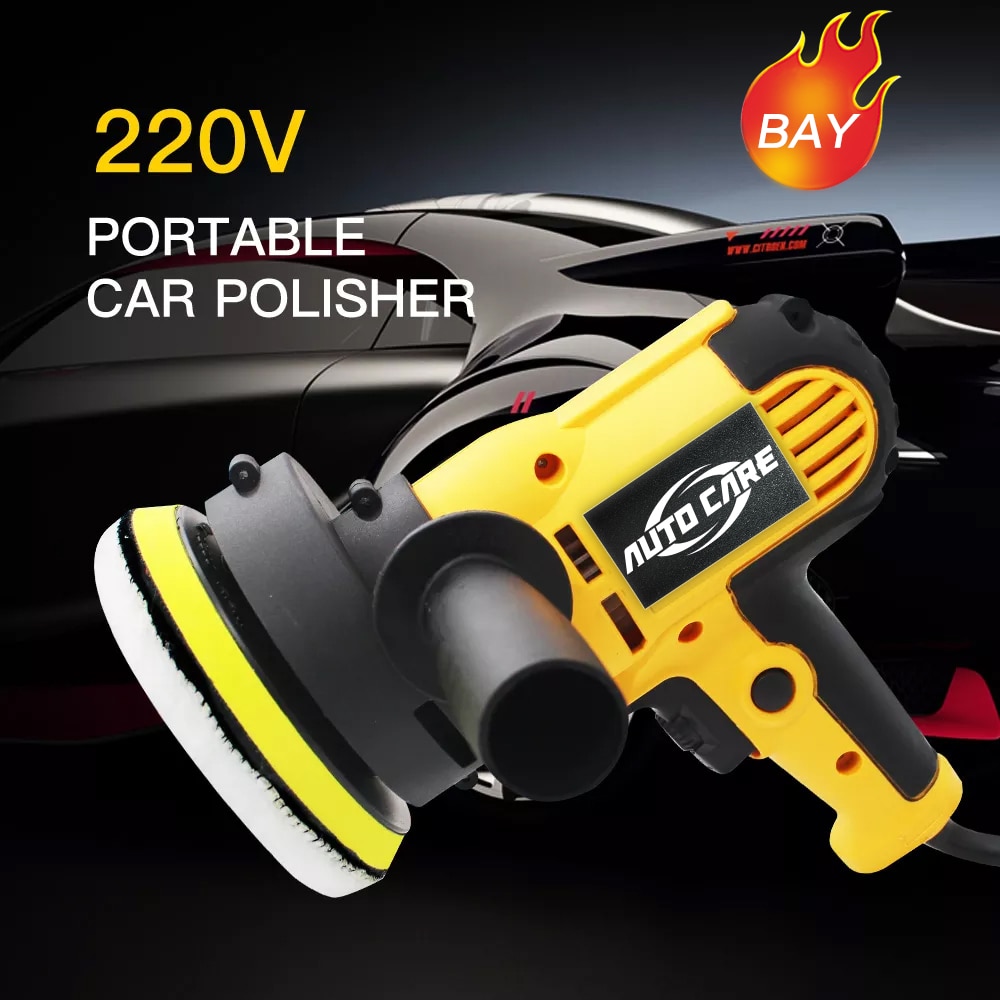 220V/110V 600W Electric Car Polisher Machine 3500rpm Auto Polishing Machine Sander Small Portable Polish Waxing Tools