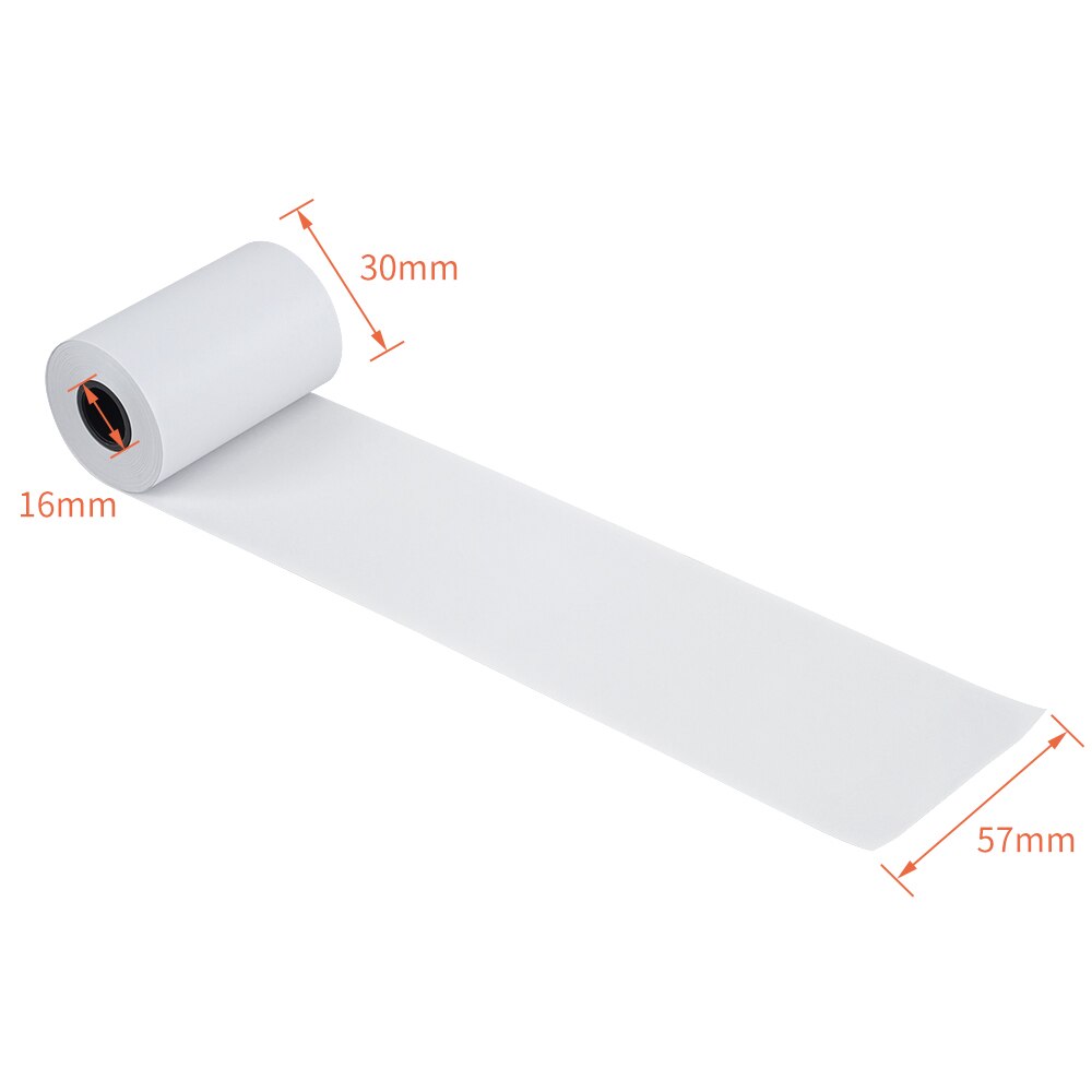12 rollos 2 1/4 "x 50 '(57mm x 36mm) Papel térmico caja registradora papel térmico hasta rollos para máquinas PDQ tarjetas de crédito
