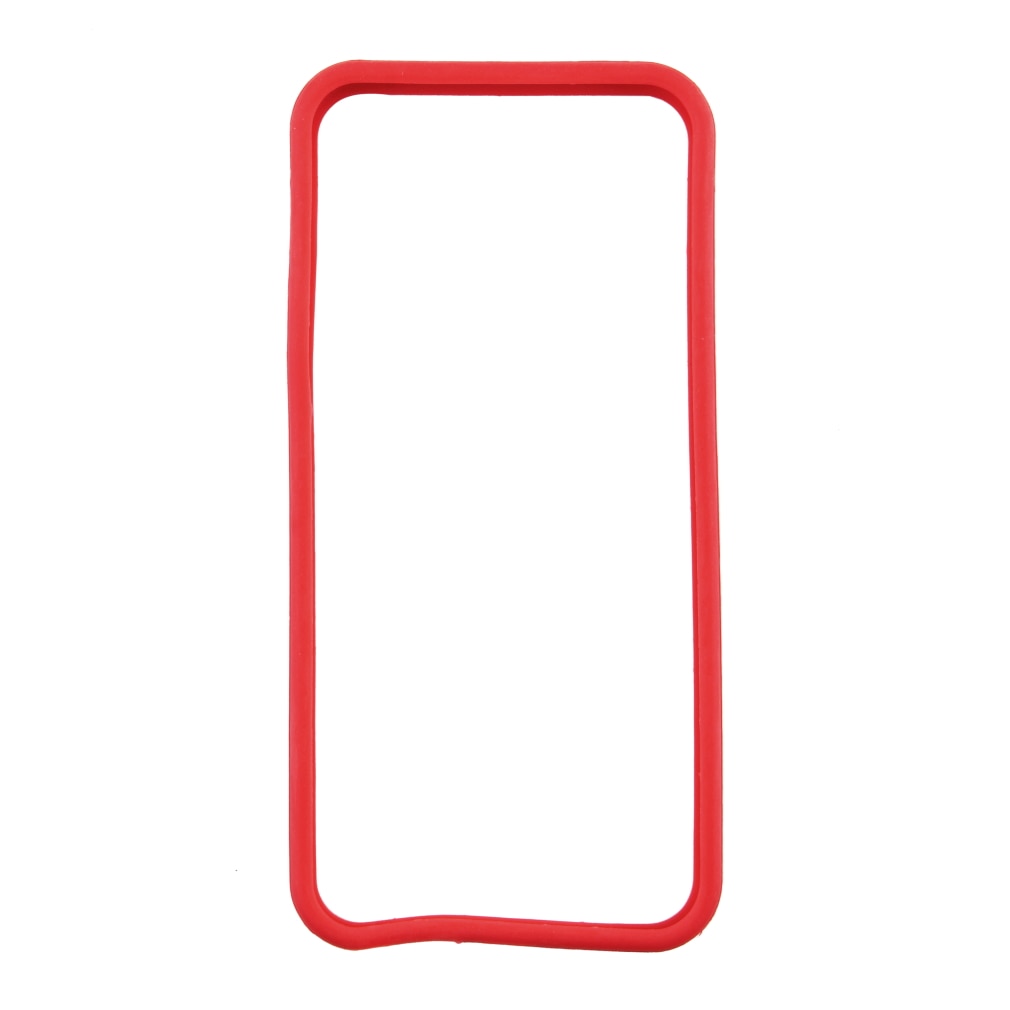 Retail hybride midden transparante bumper voor iphone 5g 5s mobiele telefoon beschermframe tpu siliconen rubber telefoonhoesjes