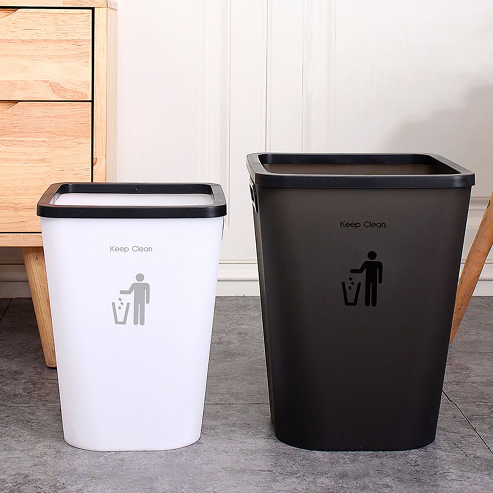 Household Trash Can Office Garbage Can Practical Waste Container Garbage Bin
