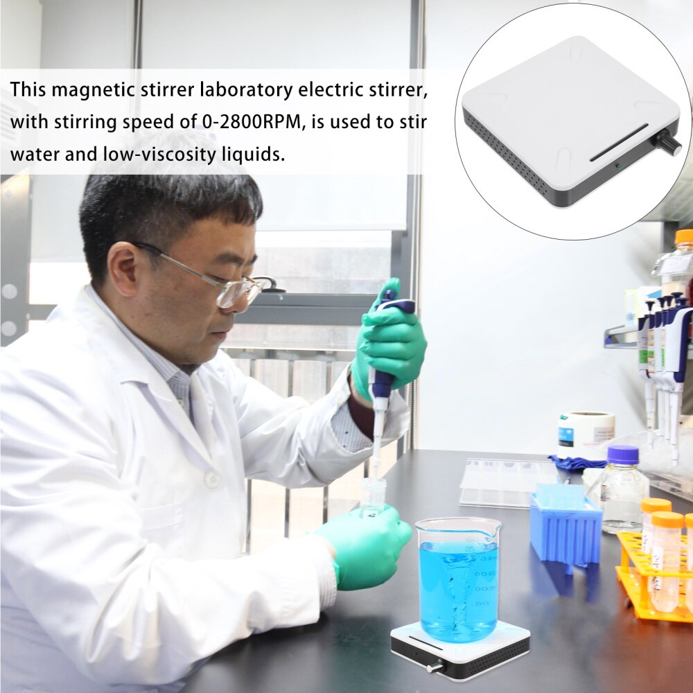 AC110-240V 1000ml Magnetic Stirrer Laboratory Magnetic Stirrer Mixer US Plug