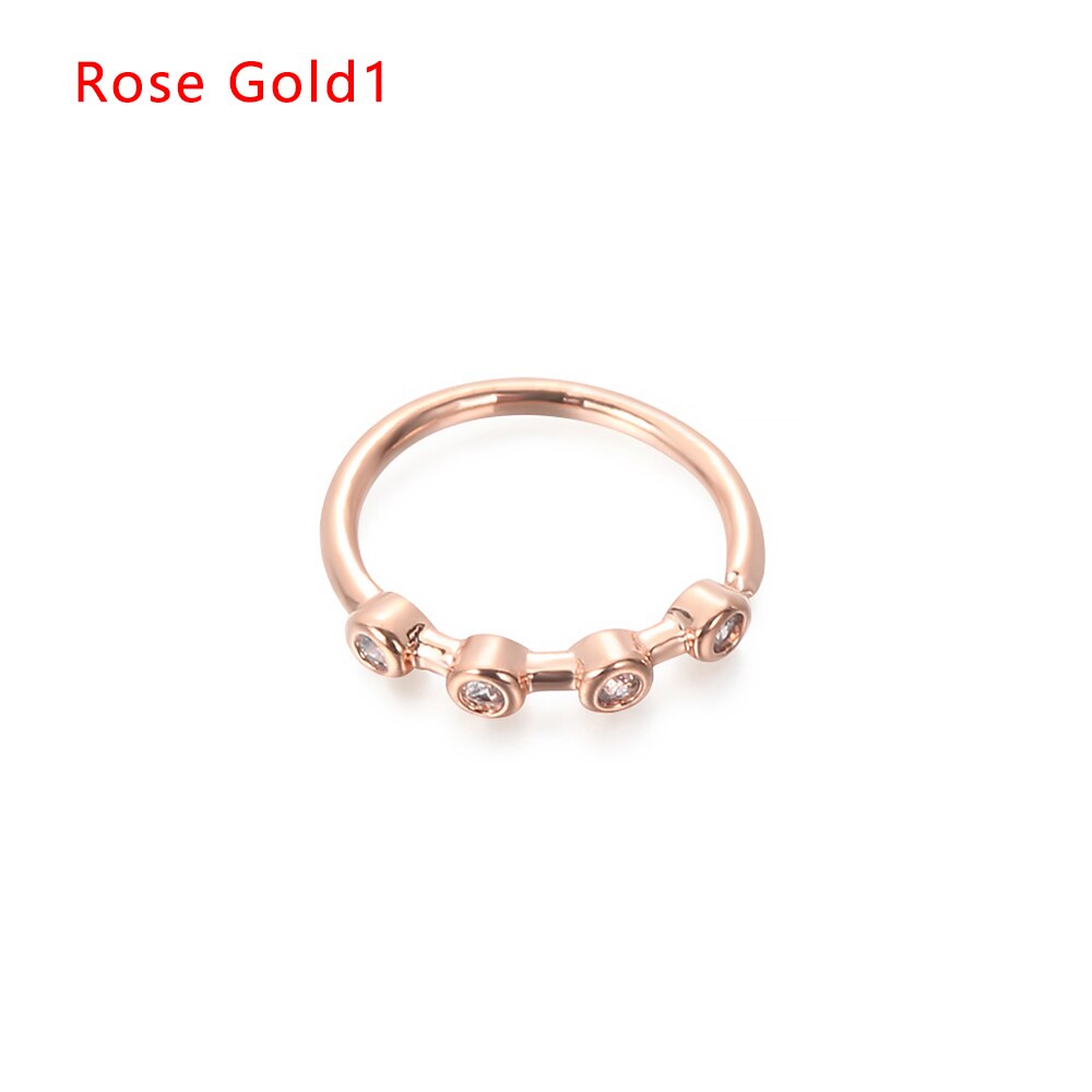 1PC couleur argent et or 20g x 8mm Piercing nez bijoux Cz nez cerceau narine anneau fleur Helix Cartilage Tragus boucle d'oreille: Rose Gold-1