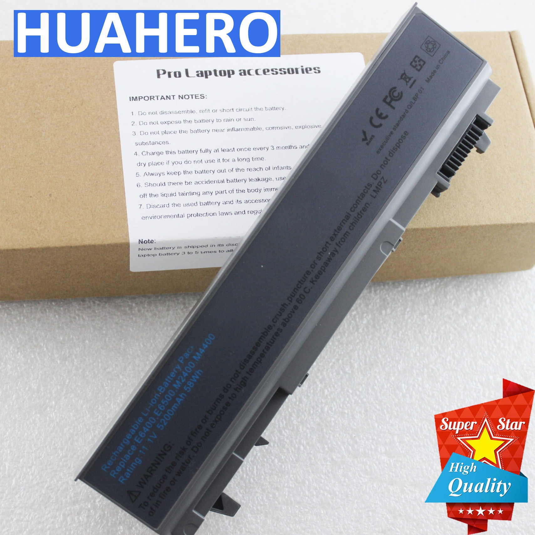 Batería para ordenador portátil Dell Latitude E6400, E6410, E6500, E6510, KY477, PT434, W1193, U844G, 2004, 2006, 2006, FU268, PC