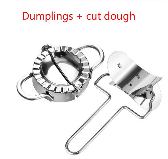 Stainless steel dumpling machine and cutting blade dough for home kitchen dough round roller machine dumpling skin Mold 7CM: C