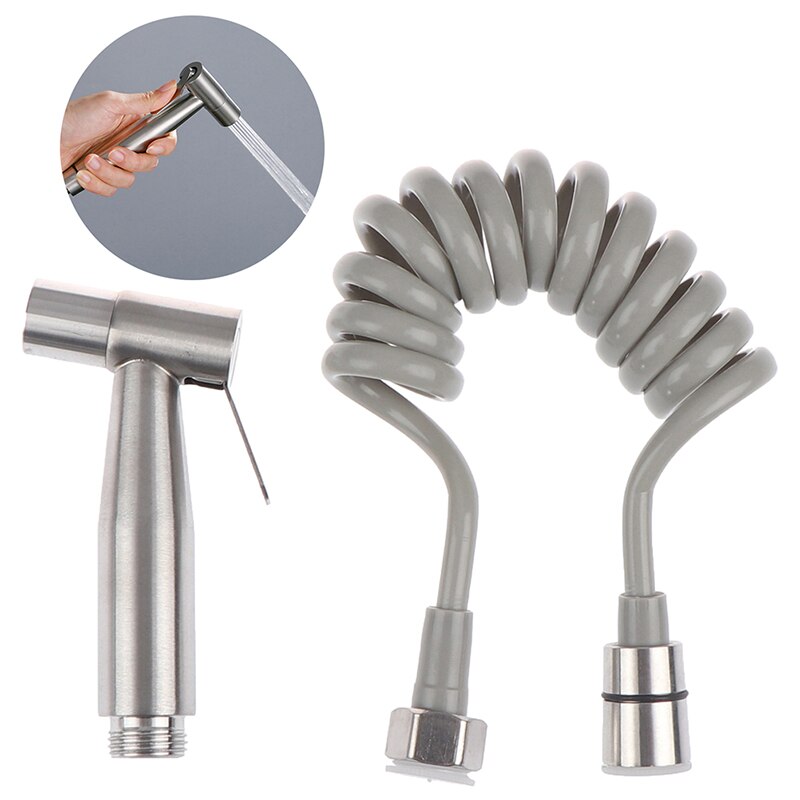 1.5M Telefoonlijn Douche Slang Pu Badkamer Lente Flexibele Voor Water Sanitair Wc Bidet Sproeier Badkamer Accessoires