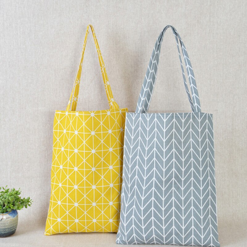 5 stijlen canvas geruite tas messenger outdoor katoenen schouder geruit winkelen
