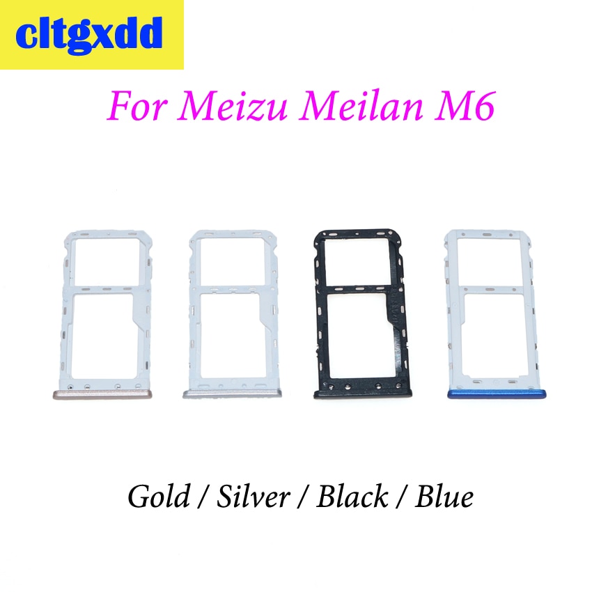 Cltgxdd SIM Halfter Slot Adapter Tablett Für Meizu Meilan M5 M6 Sim Karte Adapter Ersatz Teile