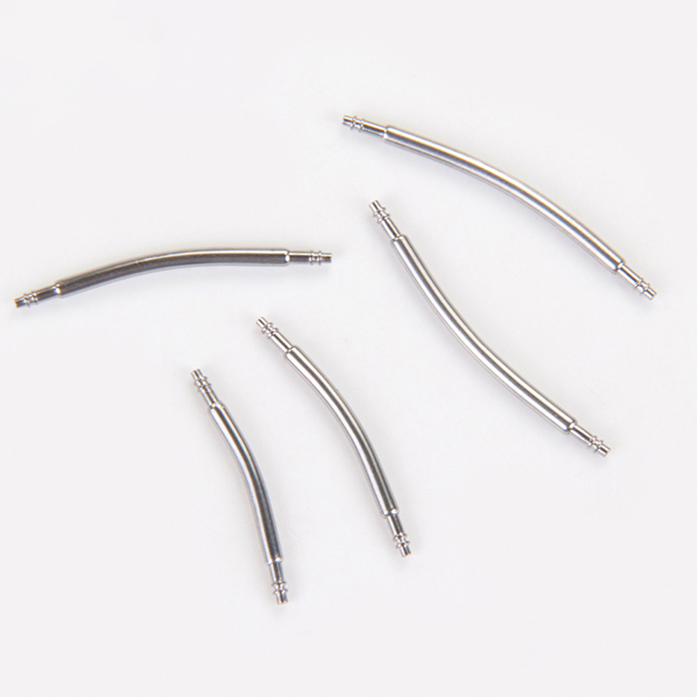 8 Pack Gebogen Horloge Band Pinnen Toolkit 4 Stuks 1.5Mm Diameter 4 Stuks 1.8Mm Diameter Gebogen Horloge Lente Bars Horloge Armband Links