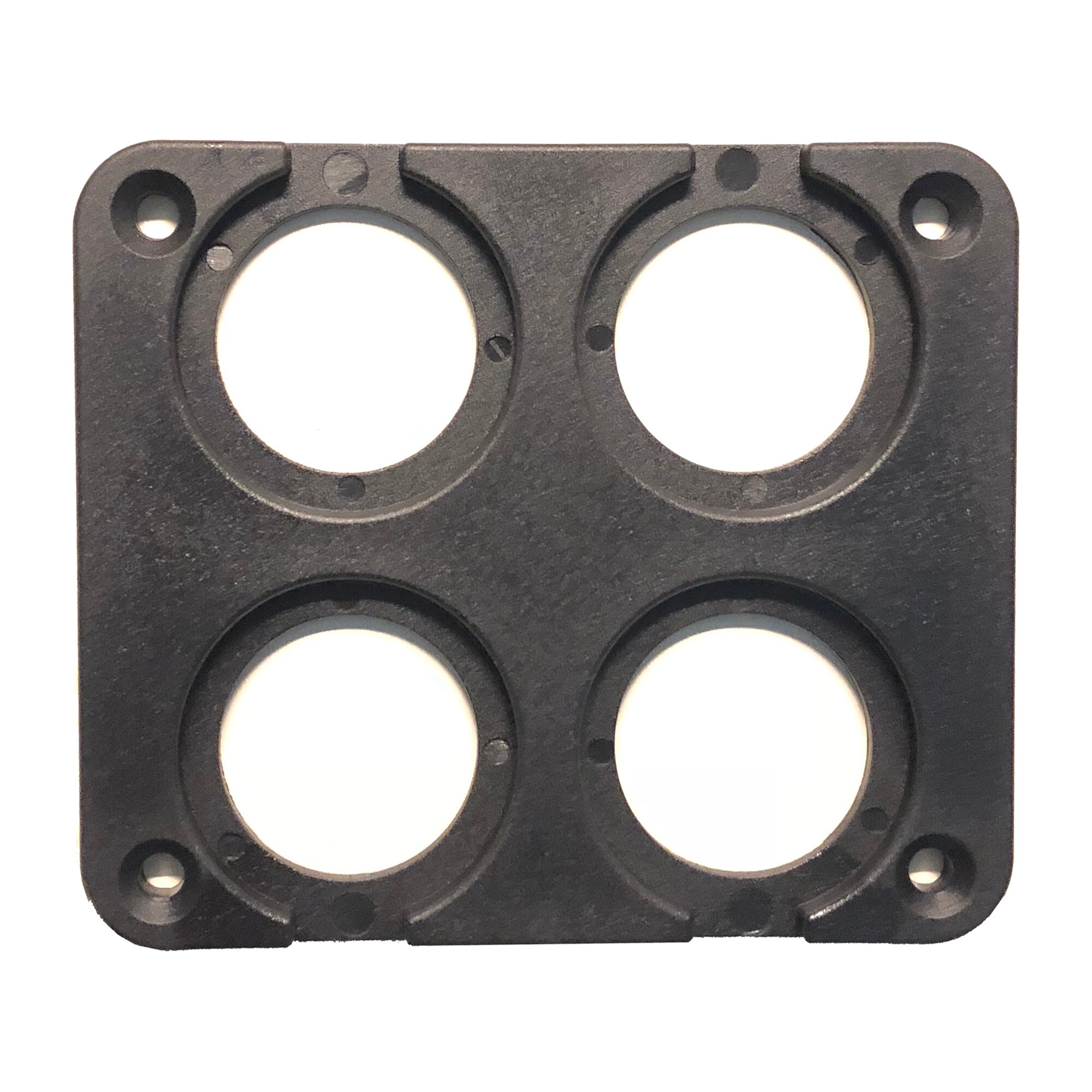 Diy carro usb carregador interruptor voltímetro painel para marinha, barco, motocicleta, caminhão, carrinho de golfe, carro: Four Hole