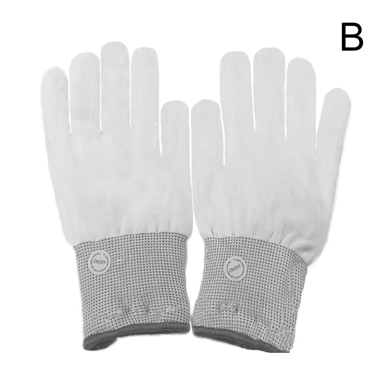 LED leucht handschuhe freundlicher leistung requisiten bunte funkeln handschuhe halloween weihnachten: B
