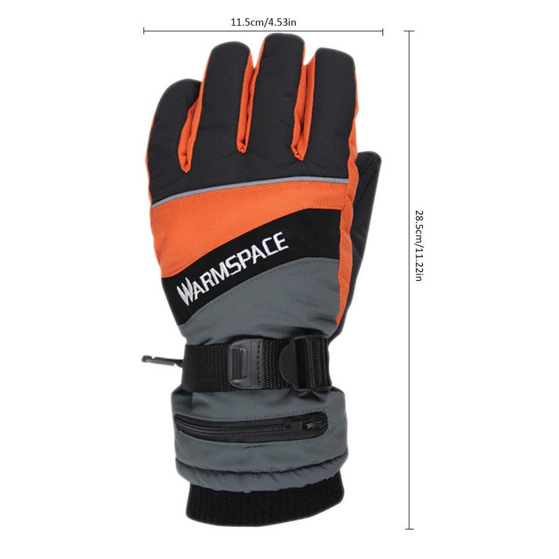 Guantes calefactables de esquí de invierno, recargables, Usb, cálidos, para Snowboard y esquí