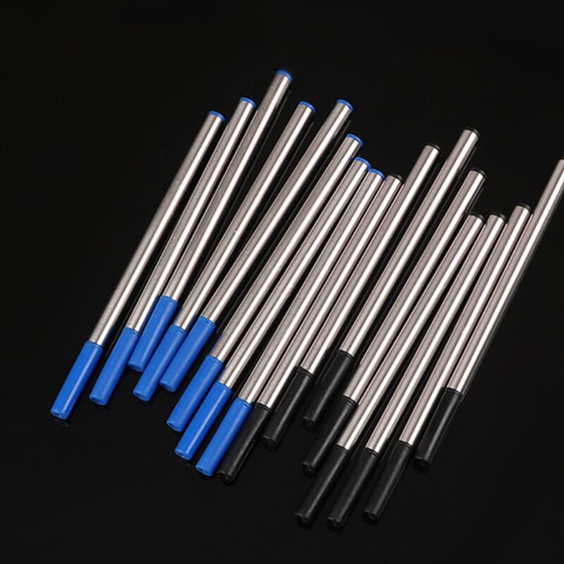 5pcs Ballpoint Pen Refills Replacement 0.5mm Blue Black Red Ink Color for School Office Writing Stationery