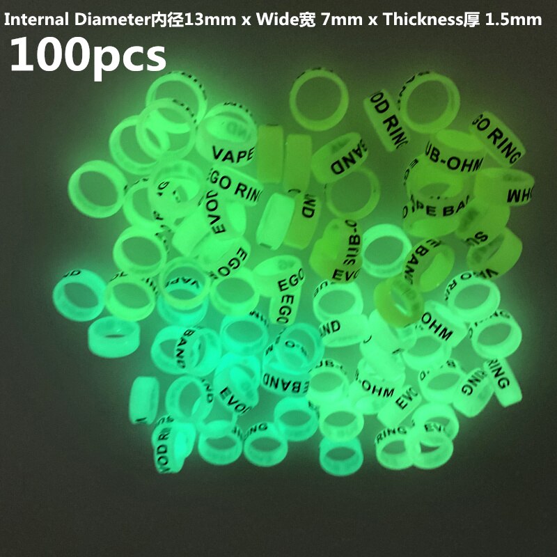 Fluorescerende Ring Hengel Handvat Beschermhoes Lokken Silicagel Staaf Clip O-Vormige Ring Protector Anti-Slip ring