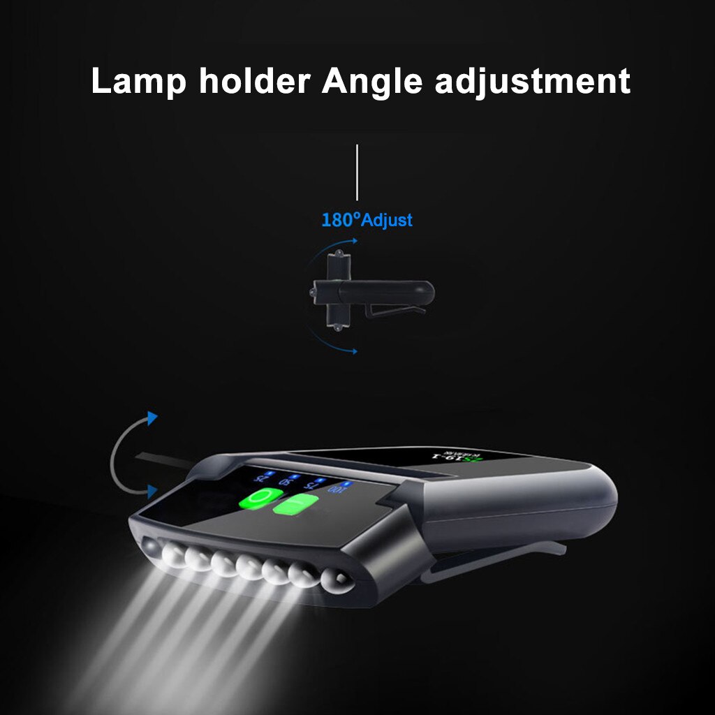 Gesture Sensor LED Headlamp Head Flashlight Head Light Torch Fishing Night Ride Outdoor Camping Hiking Equipment Tool#30