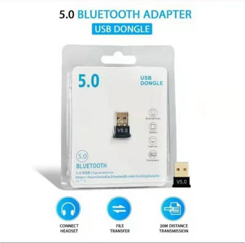 USB Bluetooth 5.0 adapter nadajnik odbiornik Bluetooth bezprzewodowy adapter USB wtyczka Bluetooth audio robić komputera PC laptop: Default Title