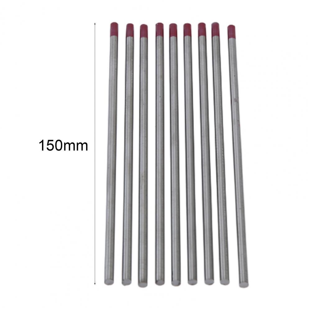 10Stck Wolfram Elektroden, Schweißen Elektroden 1,0 1,6 2,0 2,4 3,0 3,2 4,0mm WT20 verrotten TIG Stangen