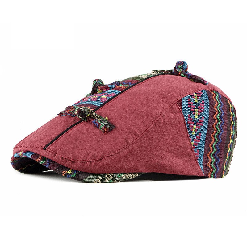 Høst vinter bohemia kvinner menn lokk britisk vestlig stil ull avansert flat lokk klassisk årgang beret lokk zz -231