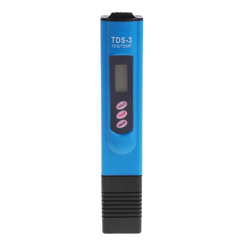 Portable TDS LCD stylo numérique compteur d'eau température mètre PPM filtre mesure de l'eau pureté testeur TDS mètre: Bleu