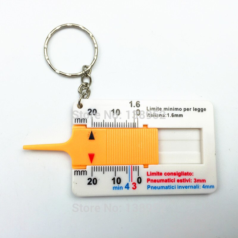 Auto Tyre Tread Depth Gauge Caliper Car Motorcycle Caravan Trailer Wheel Measure Car-styling Repair Tool