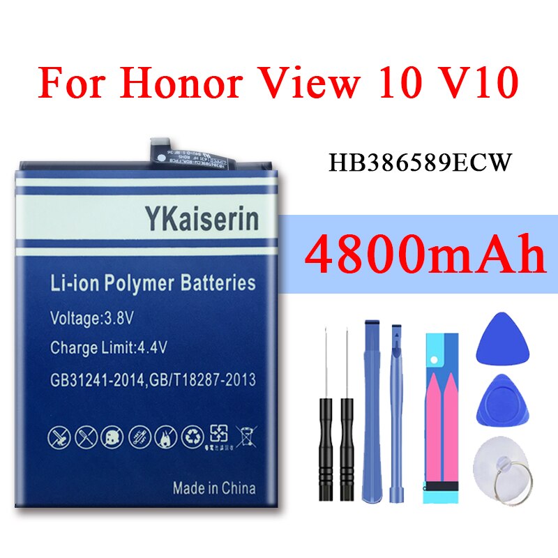 4800mAh HB386589ECW Batterie Für Huawei Ehre 7X/8X/9i/V10 Nova 3/4/ 2i /2 Plus mate 20 Lite/ P10 Plus/ View 10 V10/ Honor Spielen: ForHonor View 10 V10