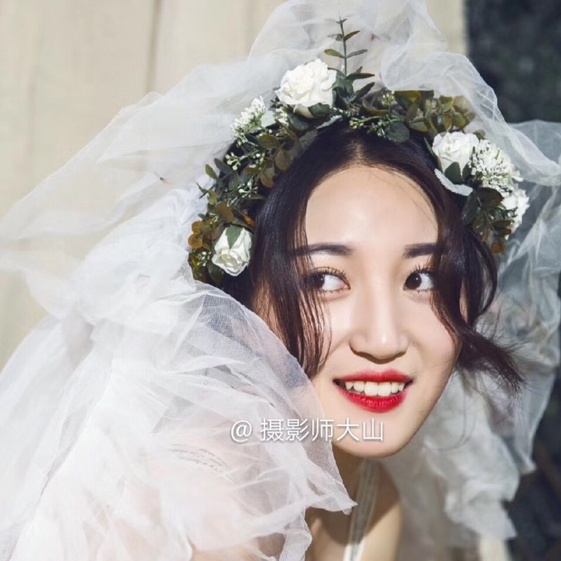 Dower me blanco Floral nupcial accesorios pelo peineta verde hoja dama de honor pelo corona boda tocado