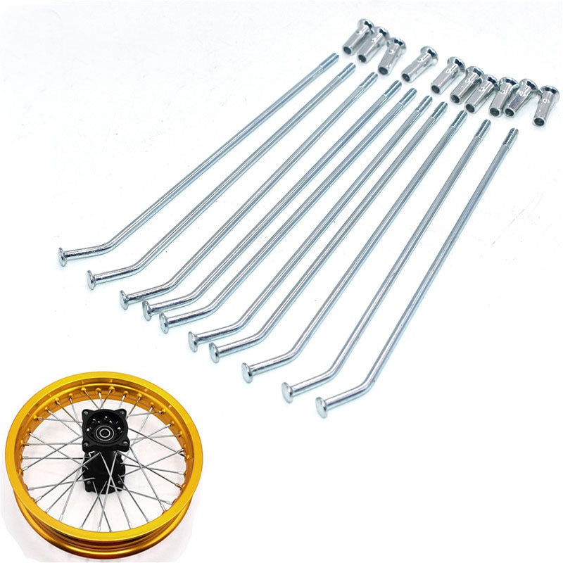 Schmutz Fahrrad Rad Speichen 10 Zoll 12 Zoll 14 Zoll 16 Zoll Vorderseite Felgen Hub Hinten Rand Hub Draht
