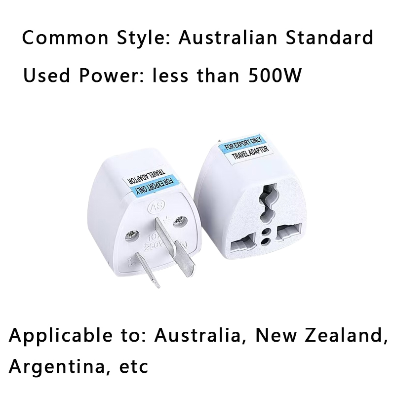Adaptateur universel AU US UK EU, convertisseur de prise US vers EU, adaptateur de voyage australien KR Euro, prise secteur: Or