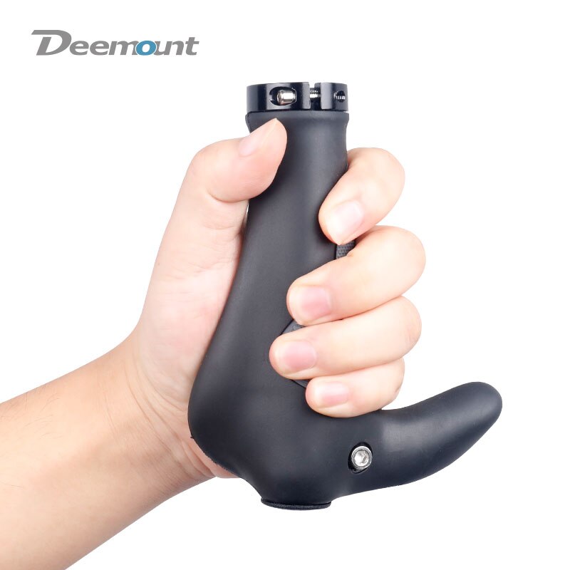 Deemount Comfy Bicycle Grips TPR Rubber Integrated MTB Cycling Hand Rest Mountain Bike Handlebar Casing Sheath Shock Absorption