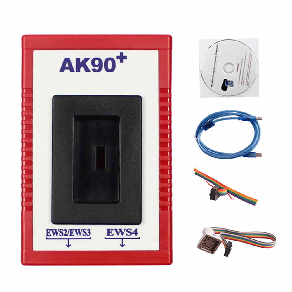 Key Programmeur AK90 V3.19 OBD2 Diagnostic Tool AK90 Alle Voor Bmw Ews Toetsen 1995 Ak 90 Identificeren sleutels Auto Reparatie Tool: Default Title