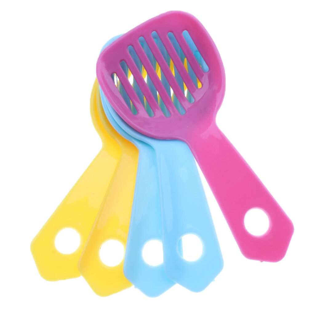 Pelle à caca pour Hamster Gerbille 10x4.5cm, 5 pièces, pelle à sable de bain, facile à nettoyer