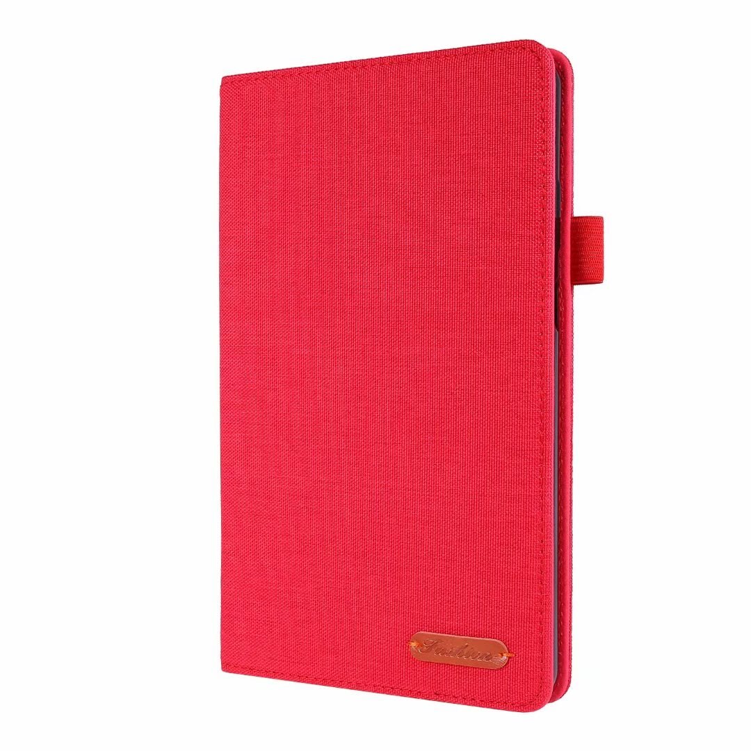 Voor Lenovo Tab M8 Case Pu Leather Stand Cover Voor Lenovo Tab M8 TB-8505F TB-8505X TB-8505I Tablet Case Funda + film Pen: red