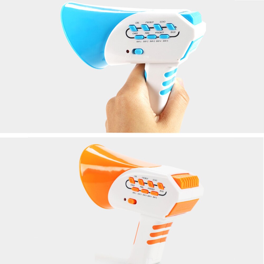 Funny Mini Horn Girls Boys Voice Change 5 Music Voice Changer Robot Education Toys Gadget Multicolor Optional Happy