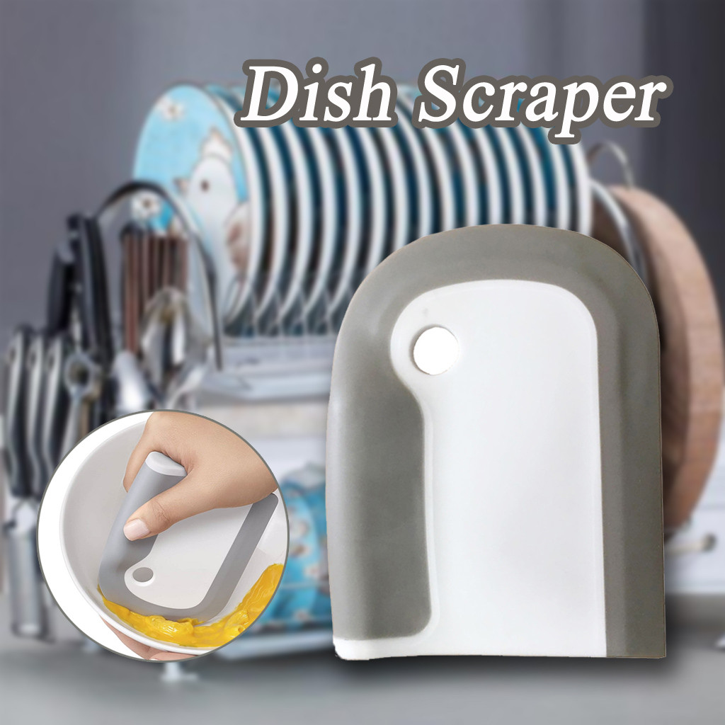 Plato raspador Durable raspador para sartén buen agarre cocina raspador cocina Multi-función raspador para limpieza de herramientas 5,19