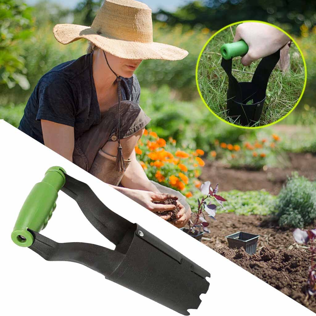 Metal Vegetable Plants Seedling Transplanting Gardening Yard Planter Hand Tools Weeding Family Vegetable Transplanting Tube